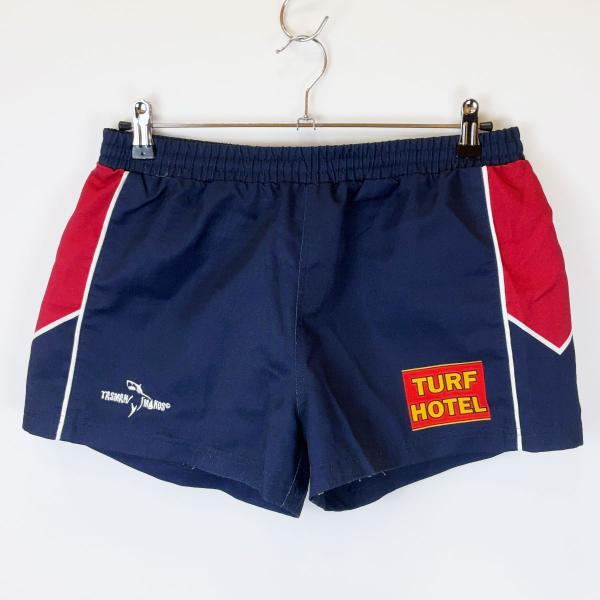 [ブランド] KooGa[タイプ] タスマン・マコ Tasman Mako ニュージランド ラグビー ショートパンツ ラグパン ジャージー S/32[対象] メンズ[総丈] 約36cm[ウエスト] 約38.5cm[状態] 使用感があり、汚れ...