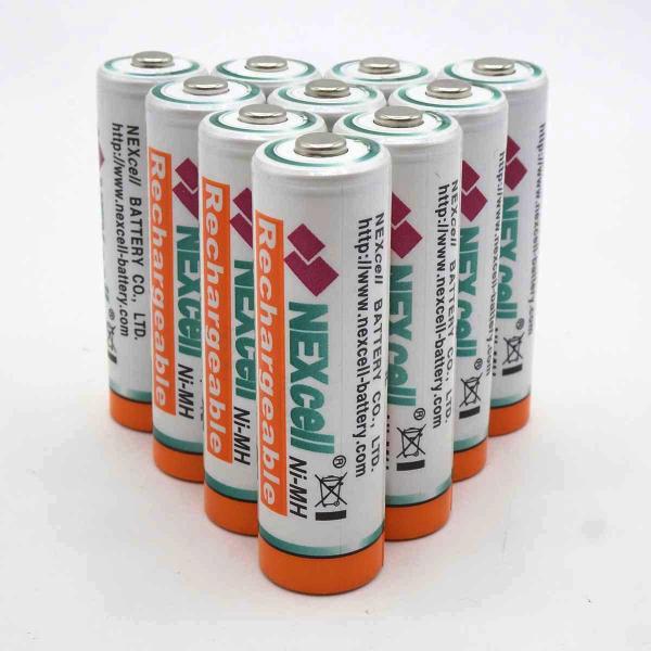 【中古】[10本セット] NEXcell ネクセル 2600ｍAh 単3ニッケル水素充電池