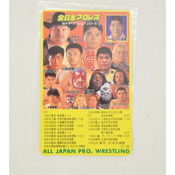 [タイプ] 全日本プロレス テレホンカード 50度数 '95サマーアクション・シリーズII[状態] 　未使用品