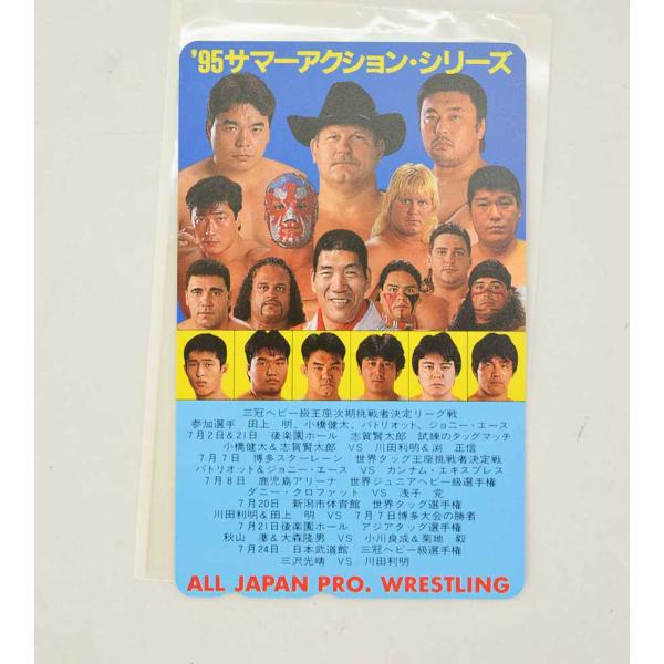 [タイプ] 全日本プロレス テレホンカード 50度数 95サマーアクション・シリーズ[状態] 　未使用品