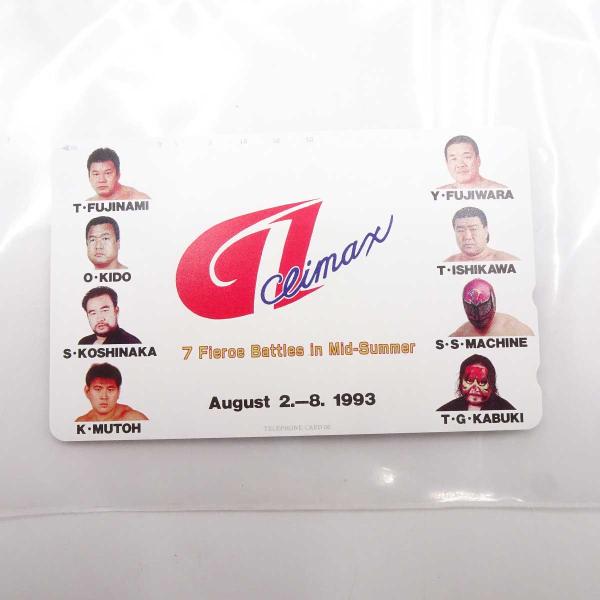 [タイプ] 新日本プロレス　テレホンカード　G1クライマックス'93　50度数未使用[状態] 　未使用品