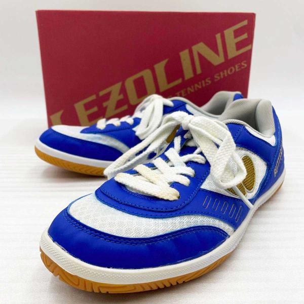 [ブランド] バタフライ[タイプ] レゾライン ZERO 卓球 シューズ[表記サイズ] 25cm[カラー] ブルー[状態] ある程度の使用感があり、ひもなどに汚れの付着がみられます。また、インソールがございません。