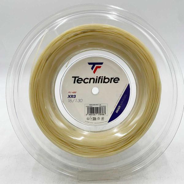 【中古・未使用品】テクニファイバー Tecnifibre XR3 1.30 硬式 テニス ストリング ガット BOB 200m ロール ナチュラル TFR216NA30 中古・未使用品】テクニファイバー Tecnifibre XR3 1.30 硬式 テニス