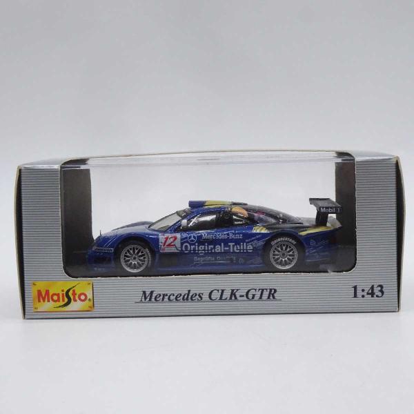 中古】Maistoマイスト 1/43 Mercedes-Benz CLK-GTR ブルー メルセデス