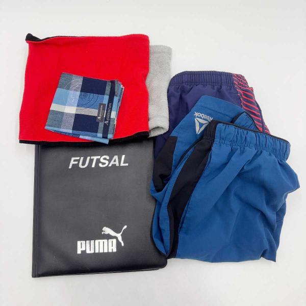 [タイプ] adidas プーマ ハーフパンツ ショーツ 他 ネックウォーマー 作戦ボード まとめ[表記サイズ] M[対象] メンズ[サイズ] ※画像順1枚目/ウエスト約36cm×総丈約49cm2枚目/ウエスト約36cm×総丈約46cm[状...