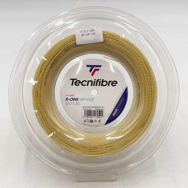 Tecnifibre(テクニファイバー) 硬式テニス用ストリング X-ONE BIPHASE 1.30（ナチュラル・サイズ：200m）  TCF-01RXO130XN返品種別A 中古・未使用品】テクニファイバー Tecnifibre 硬式テニス ストリング