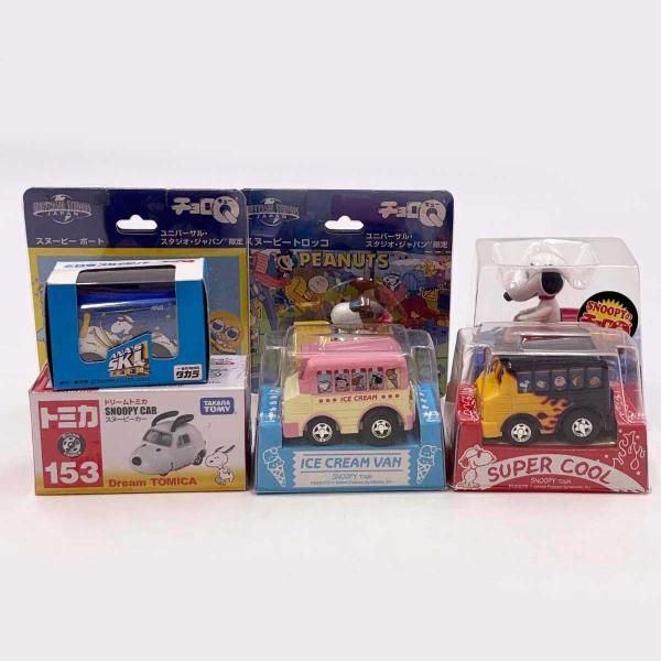 中古・未使用品】[セット] PEANUTS スヌーピー チョロQ ×6台