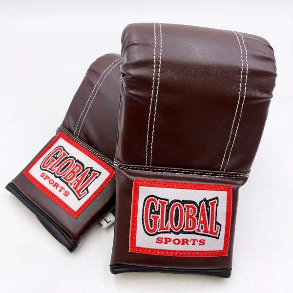 【中古】GLOBAL SPORTS グローバルスポーツ パンチンググローブ L ブラウン ボクシング 格闘技 空手