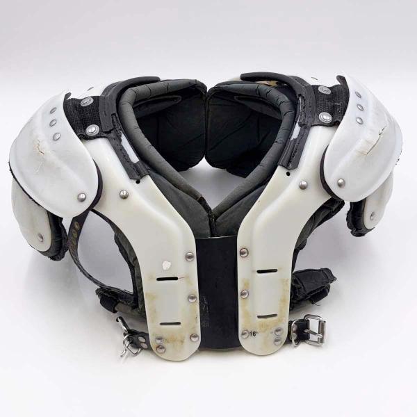 【中古】ダグラス ショルダーパッド XL ホワイト DOUGLAS アメフト アメリカンフットボール