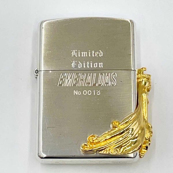 【中古・未使用品】zippo ジッポー クイーン・エメラルダス LIMITED EDITION 松本零士 QUEEN EMERALDAS シリアルナンバー入 オイルライター