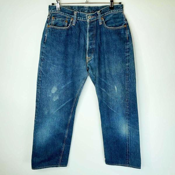 DENIME ドゥニーム デニムパンツ オリゾンティ 32 メンズ D-HG1118 革パッチ セルビッチ 中古】DENIME ドゥニーム デニムパンツ オリゾンティ 32 メンズ D