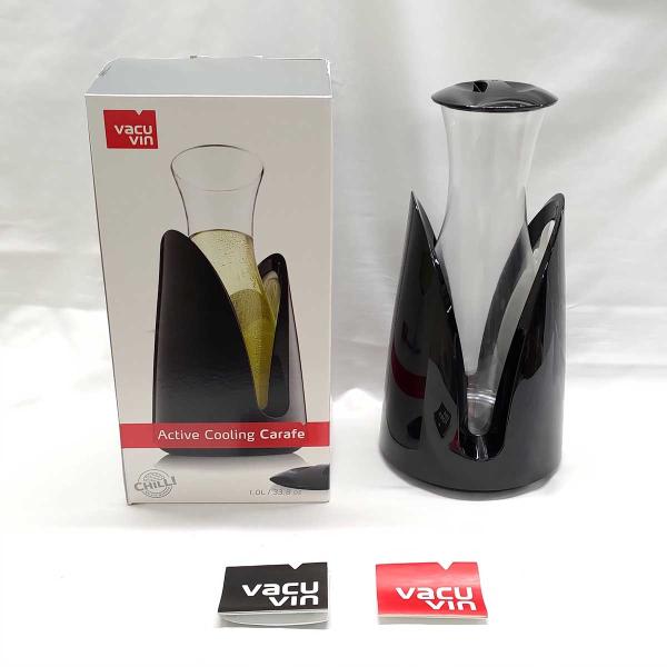 [ブランド] Vacu Vin [タイプ] ラピッド クーリング カラフェ 1L 冷却ジェル ワイン オランダ製 up ワインクーラー デカンタ active cooling carafe[状態] 多少キズや汚れはありますが、著しい傷みなど...