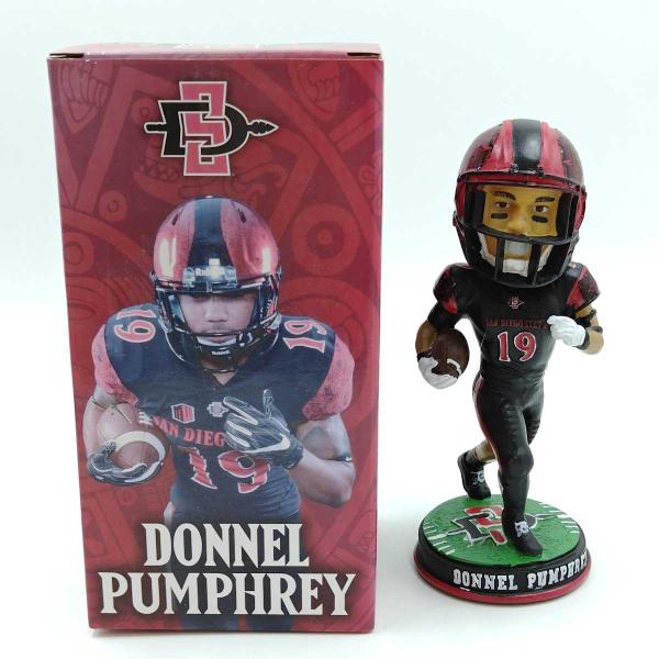 [タイプ] サンディエゴ州立アステカズ バブルヘッド #19 DONNEL PUMPHREY ドネル・パンフリー[状態] 　目立った傷みなどはありませんが、多少のほこりの付着があります。　また、パッケージにはヤケや汚れ・傷みなどがあります。