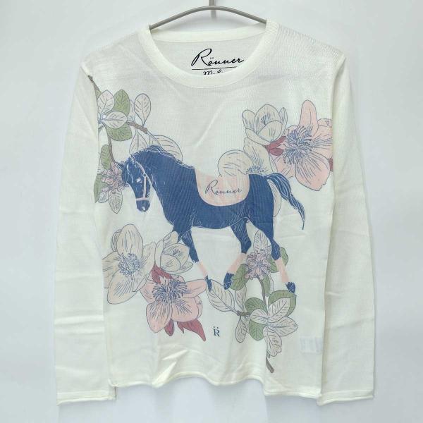 【中古・未使用品】ロナー RONNER ニット ライダース ロングスリーブ 長袖 M レディース 乗馬 馬術 中古・未使用品】ロナー RONNER ニット ライダース ロング