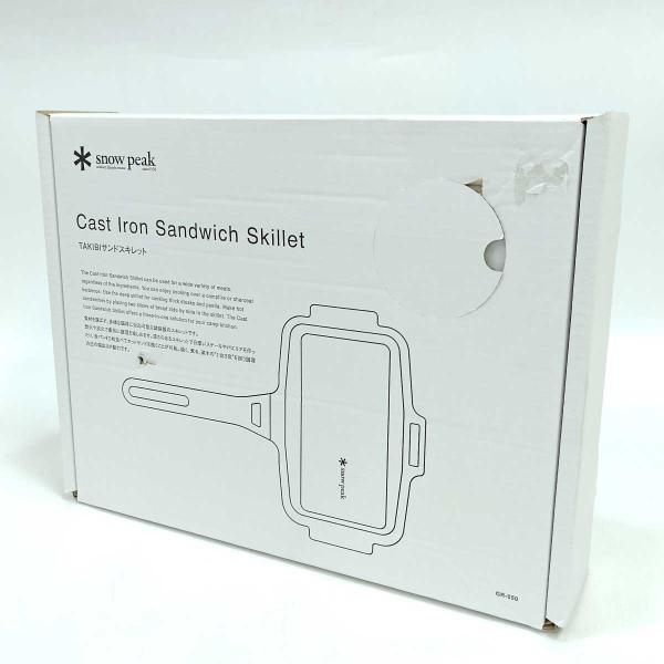 中古・未使用品】スノーピーク TAKIBIサンド スキレット GR-050 Snow