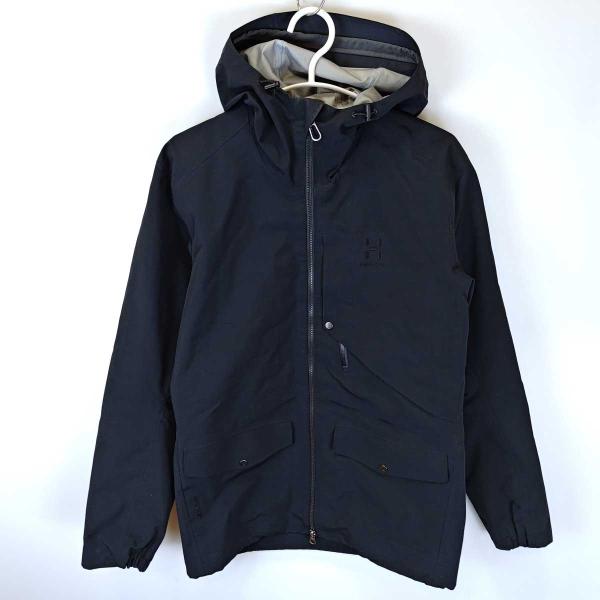 ホグロフス SELJA JACKET MEN アウトドア ジャケット XS ブラック 603317 メンズ HAGLOFS インナージャケット取り外し可能 中古】ホグロフス SELJA JACKET MEN アウトドア ジャケット XS