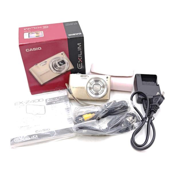 [ブランド] カシオ[タイプ] EXILIM EX-Z400 コンパクトデジタルカメラ[状態] 多少のキズや汚れがみられます。また、画像のように液晶の縁が暗くなっています。動作確認済み。