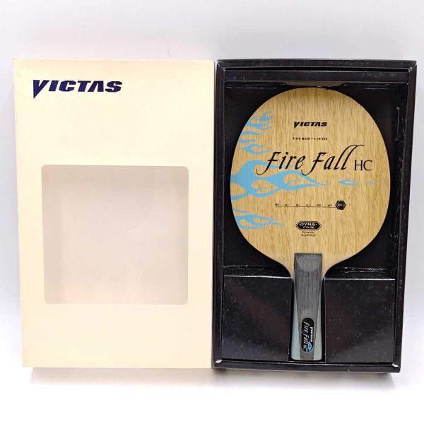 [ブランド] ヴィクタス[タイプ] ファイヤーフォール HC FL シェークハンド 卓球ラケット[型番] 26734[重量] 約88g[状態] ある程度使用感があり、ブレードの端の一部が少し剥がれています。