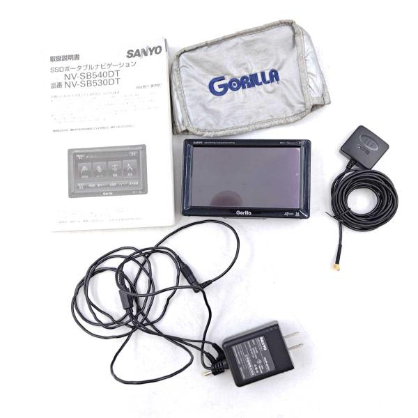 中古】サンヨー Gorilla ゴリラ DC5V ポータブルナビ ポータブル