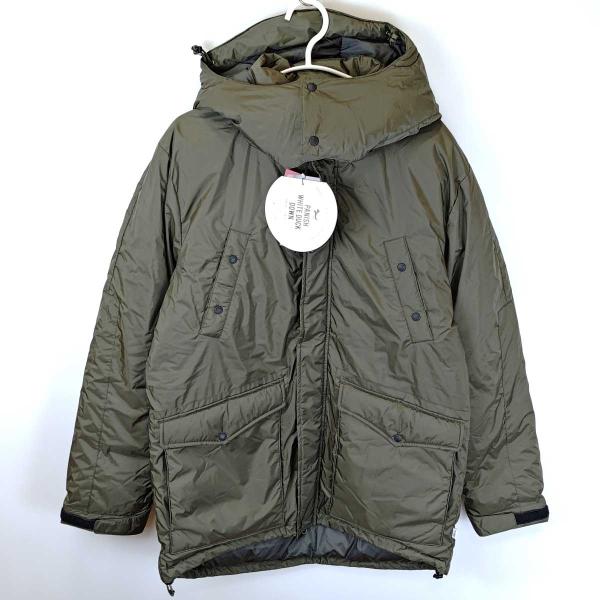 【未使用】ナンガ Blue  White 別注 オリジナル ダウン ジャケット XL カーキ E1AB10H5 メンズ NANGA 中古・未使用品】ナンガ Blue Snow White 別注 オリジナル ダウン