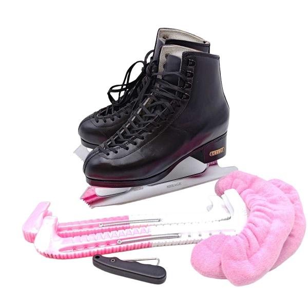 [タイプ] KOSUGI コスギ スケート靴 ULTIMA MIRAGE ブレード 8.75[表記サイズ] 22.5cm[カラー] ブラック[状態] 多少のキズや汚れがありますが、目立ったダメージは特にみられません。