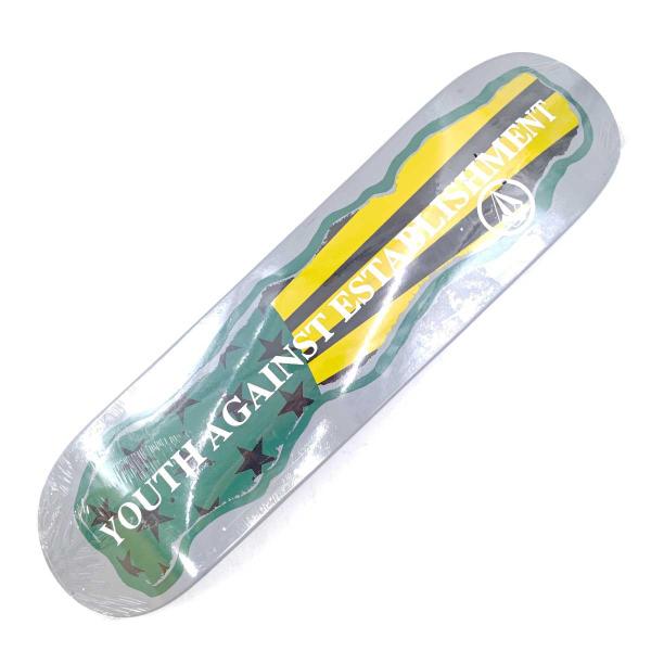 【未使用】ボルコム YOUTH AGAINST ESTABLISHMENT スケートボード デッキ SIL T671700 VOLCOM 90年代 ビンテージ デットストック 中古・未使用品】ボルコム YOUTH AGAINST ESTABLISHMENT スケート