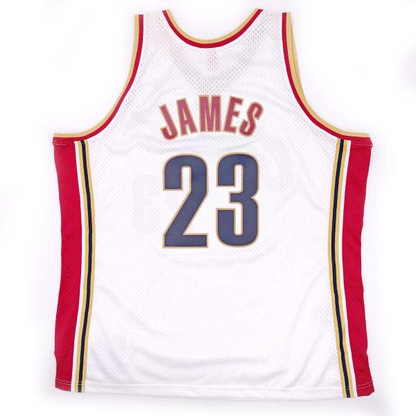 ミッチェルアンドネス NBA レブロン・ジェームズ 2003-04 キャバリアーズ #23 ユニフォーム スウィングマン 2XL Mitchell&Ness 中古】ミッチェルアンドネス NBA レブロン・ジェームズ 2003-04