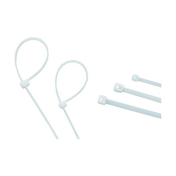 ★商品合計金額3000円(税込)以上送料無料★国内製造品です。●発注コード／１４８−９７１６●用途／ワイヤ、ケーブル、ホースなどの固定や結束に。●色／白●幅／２．４（ｍｍ）●長さ／１００（ｍｍ）●厚さ／１．０（ｍｍ）●最大結束径／２２（ｍｍ...