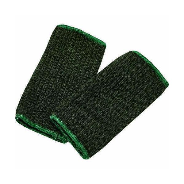 ★商品合計金額3000円(税込)以上送料無料★耐炎性能に優れた酸化アクリル繊維と、耐切創性を持つアラミド繊維を混紡した糸を使用した手首ガードです。●発注コード／１６１−２４５７●用途／燃える可能性のある場所で。●色／グリーン●サイズ／フリー...