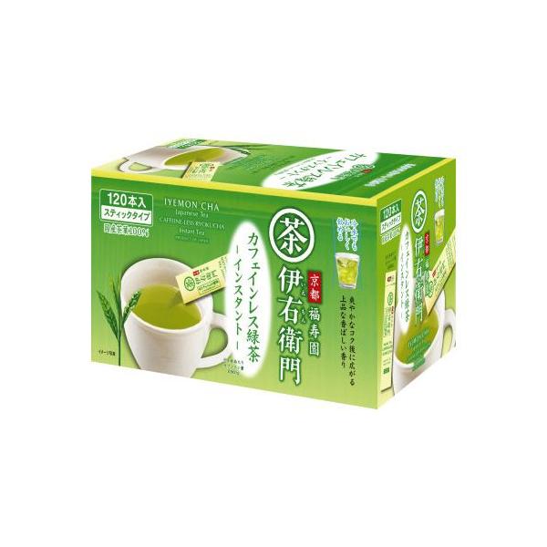 他サイト： 宇治の露製茶 伊右衛門　カフェインレス緑茶スティック　１２０本の商品画像