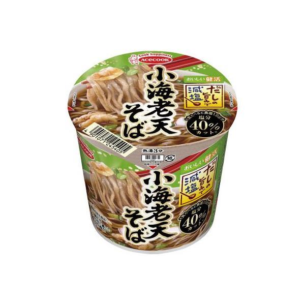 他サイト： エースコック だしの旨みで減塩　小海老天そば　１２個の商品画像