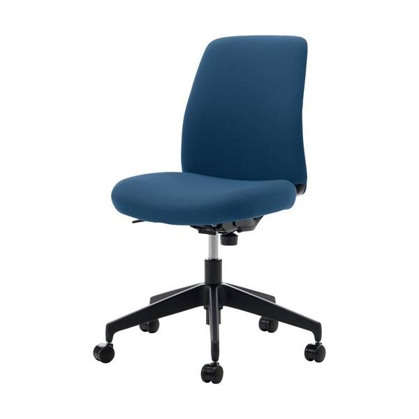 ★商品合計金額3000円(税込)以上送料無料★リビングライクな空間にマッチするカジュアルなデザイン。高いクッション性などの機能に特化し、お求めやすい価格を実現。●種別／肘なし●本体カラー／ブラック脚・ブラックフレーム●カラー／背・座　ネイビ...