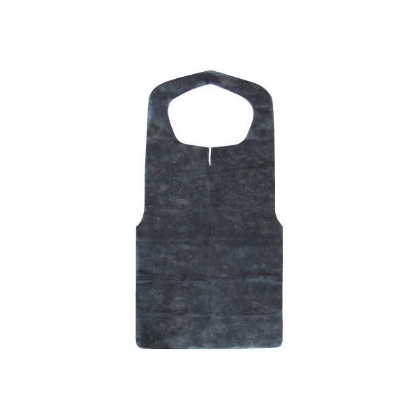 ★商品合計金額3000円(税込)以上送料無料★ガサガサしないソフトな風合い。特殊加工で汚れが浸み込みにくい不織布エプロン。●種別／黒●寸法／タテ７３０×ヨコ３８０ｍｍ●材質／不織布●質量／９．４ｇ●生産国／中国●単位／１セット（３０枚入×５...