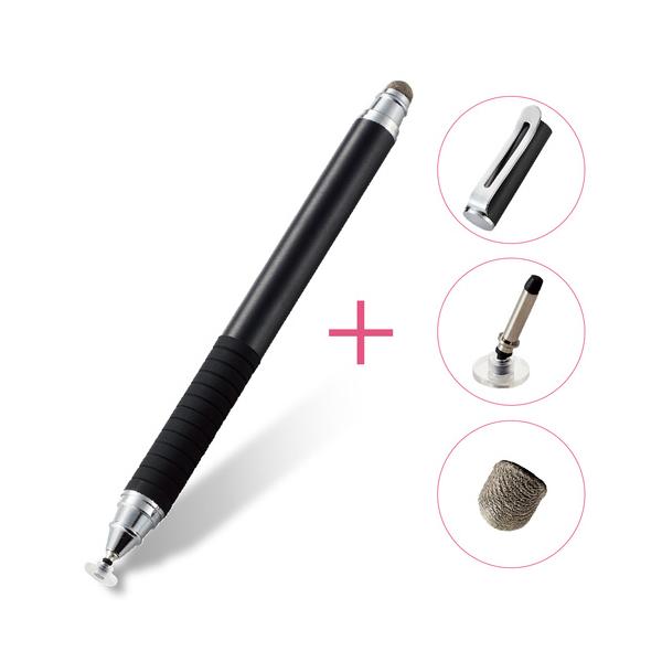 他サイト： エレコム タッチペン　２ＷＡＹ　導電繊維／ディスクの商品画像