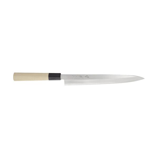 白紙鋼 柳刃 関孫六 24cm 093AK2284 関孫六 白紙鋼（白紙2号） 水牛柄 柳刃 240mm | 貝印公式