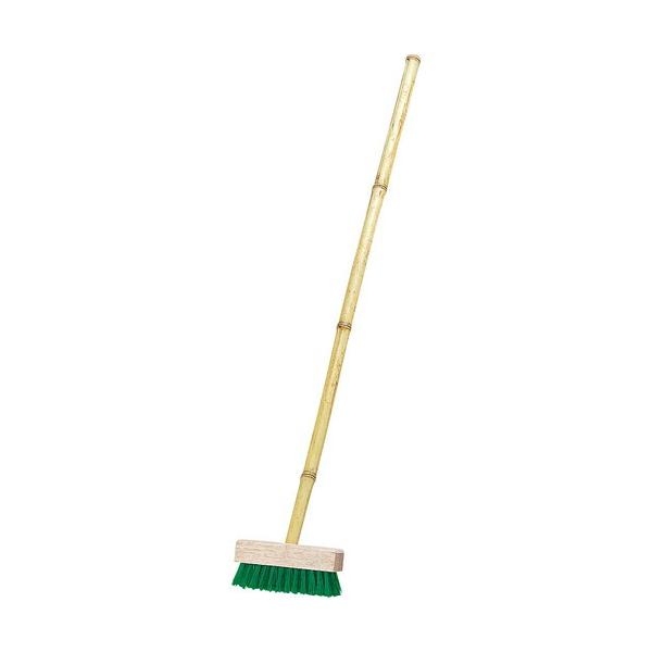 ★商品合計金額3000円(税込)以上送料無料★デッキブラシシリーズ。●材質／竹頭、輸入材ブラシ、緑ナイロン●サイズ／全長１１２０ｍｍ、頭１７５×５８×８０ｍｍ●単位／１本●メーカー品番／０４４３０７０１※都合により仕様が予告なく変更される場...