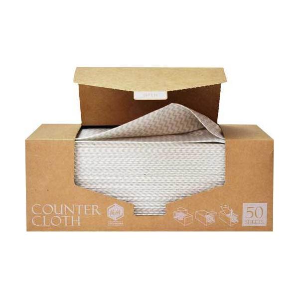 ★商品合計金額3000円(税込)以上送料無料★丈夫でしっかり拭ける使い捨てクロス！抗菌加工でニオイにくく衛生的。厚手で丈夫な大判タイプ。２方向から取り出せるので収納場所を選びません。●材質／レーヨン、ポリエステル●入数／５０枚●寸法／３１０...