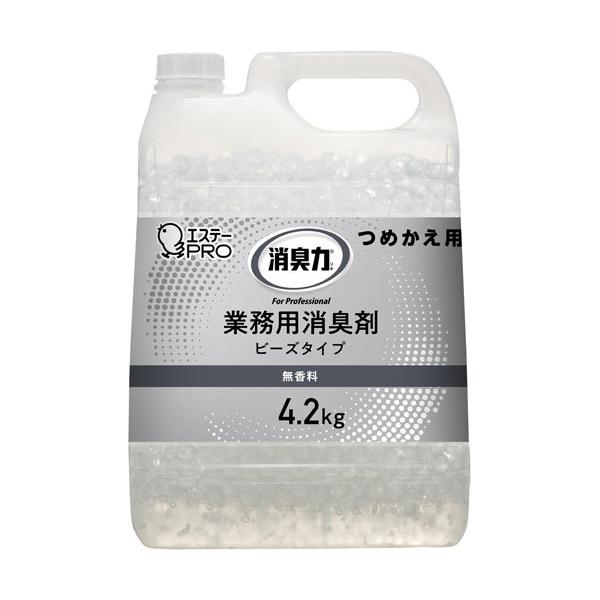 エステー 消臭力業務用ビーズ特大詰替　無香料４．２ｋｇ×３