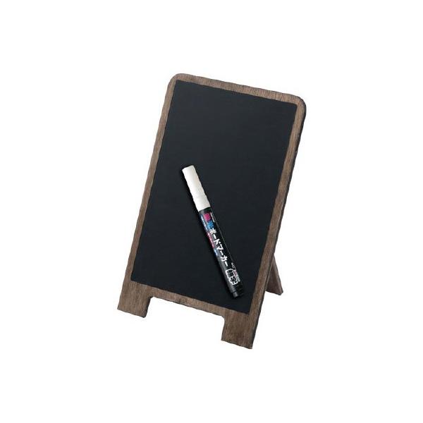 ★商品合計金額3000円(税込)以上送料無料★アンティーク仕上げの小さい卓上ブラックボードでお店を素敵に演出。マーカーでもチョークでも書き消し可能！水拭きで簡単消字。マグネットも使用可。●サイズ／Ａ５●質量／１４０ｇ●材質／スチール、合板●...