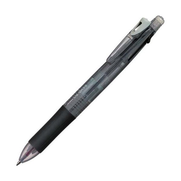 ゼブラ 多色ボールペン　サラサ３＋Ｓ　０．５ｍｍ　黒軸