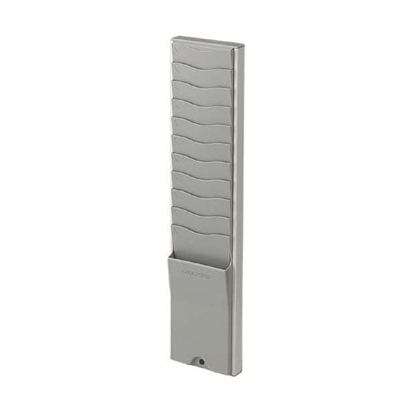 ★商品合計金額3000円(税込)以上送料無料★ニッポーのタイムカード用ラックです。壁掛けタイプ。●種別／１０人用●寸法／幅１０５×奥行３５×高さ４５０ｍｍ●付属品／木ネジ２本、番号シール●材質／ＡＢＳ樹脂●質量／０．５ｋｇ●設置方法／壁掛け...