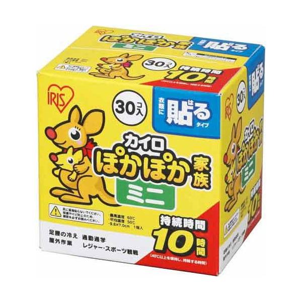 他サイト： アイリスオーヤマ ぽかぽか家族　貼るミニ　３０個×４の商品画像