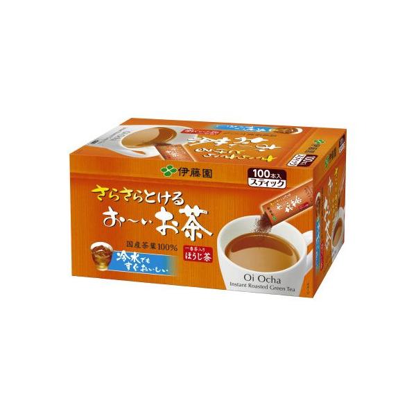 他サイト： 伊藤園 おーいお茶　さらさらほうじ茶スティック　１００本の商品画像