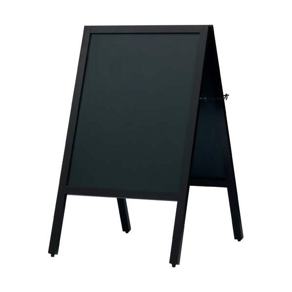カウネット Ａ型スタンド黒板　ダークブラウン　幅５００