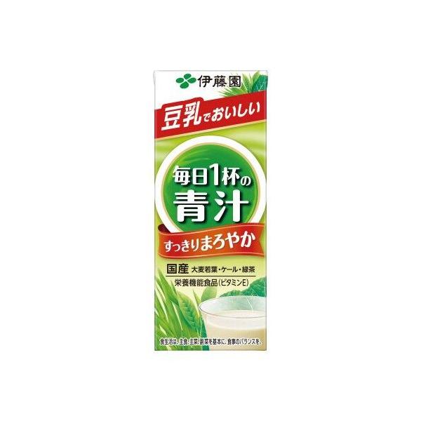 他サイト： 伊藤園 毎日１杯の青汁まろやか豆乳ミックス　２００ｍｌの商品画像
