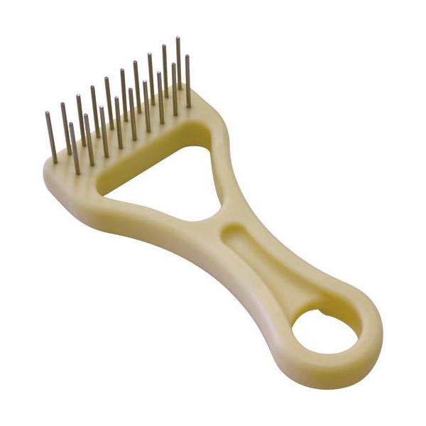 ★商品合計金額3000円(税込)以上送料無料★自在ホーキの毛に絡みついたホコリやゴミを簡単に取ることができます！手を汚さずに衛生的！不使用時はフックにかけて保管できます。●寸法／全長約１３０×幅６４ｍｍ●質量／約４０ｇ●材質／本体：ＰＰ、ピ...