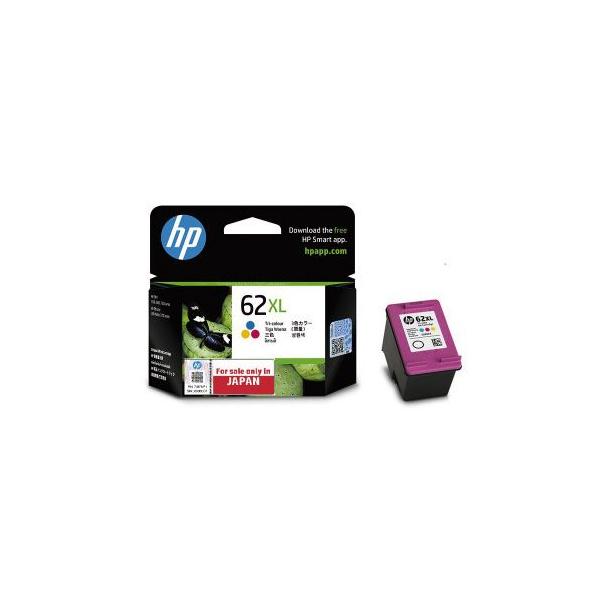 ＨＰ（ヒューレット・パッカード） 純正インク　ＨＰ６２ＸＬ　カラー（増量）