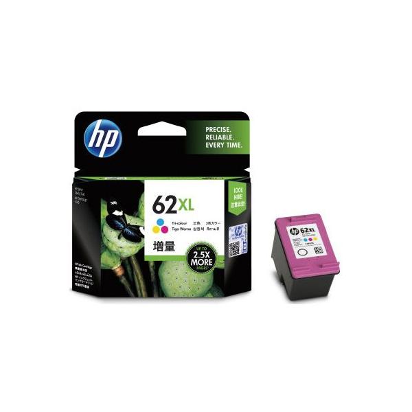 ＨＰ（ヒューレット・パッカード） 純正インク　ＨＰ６２ＸＬ　カラー（増量）２個