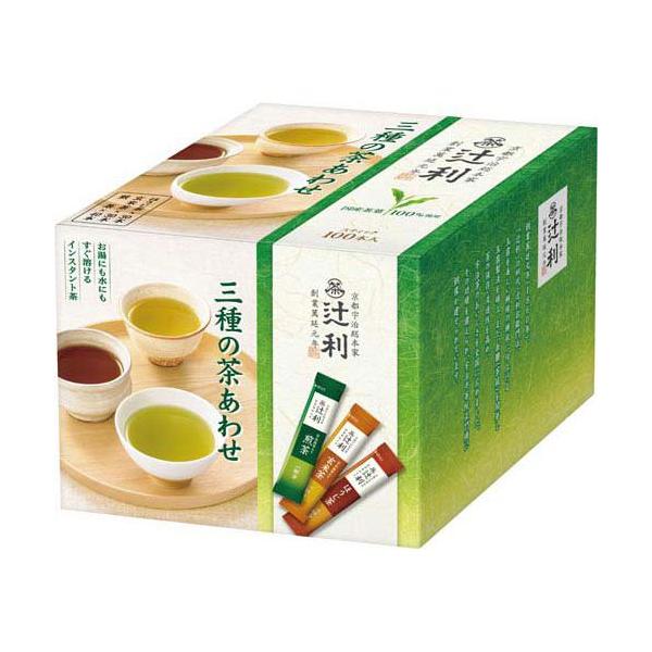 他サイト： 片岡物産 辻利　三種の茶あわせ　スティック　１００本入の商品画像