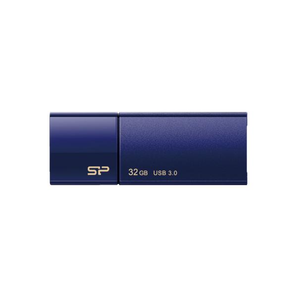 シリコンパワー　ＵＳＢ３．０　スライド式フラッシュメモリ　３２ＧＢ　ネイビー　ＳＰ０３２ＧＢＵＦ３Ｂ０５Ｖ１Ｄ　１個